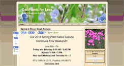 Desktop Screenshot of getplants4less.com